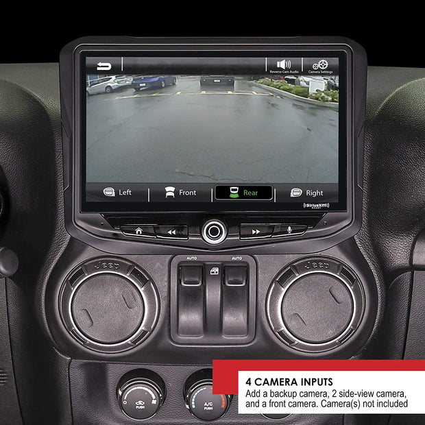 Jeep Wrangler JK (2011-2018) HEIGH10 10" Radio Kit with AHD/CVBS Dual Blind Spot Cameras