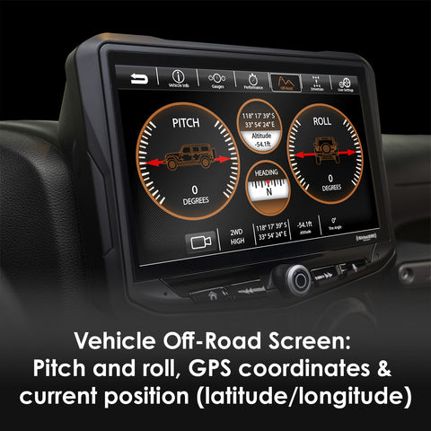 Jeep Wrangler JK (2011-2018) HEIGH10 10" Fully Integrated Radio Kit with Dual Blind Spot Cameras and Spare Tire Backup Camera