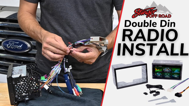 Dodge RAM Truck (2002-2005) 6.8” Double DIN Touch Screen Radio Kit with Reverse Backup Camera Kit