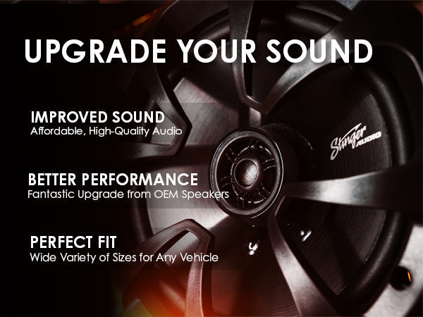 Stinger Speakers Car Audio Upgrade Your Sound Infograph