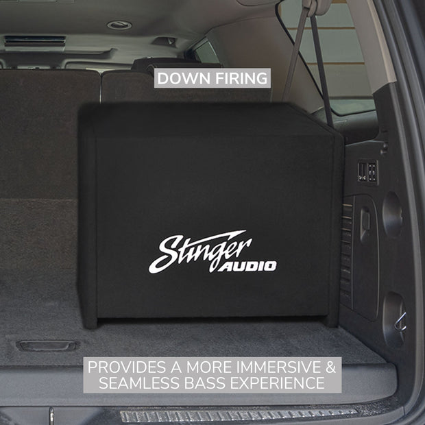 Single 10" 700 Watt (RMS) Loaded Ported Subwoofer Enclosure (700 Watts RMS/1,200 Watts Max) Bass Package with Car Audio Amplifier & Complete Wiring Kit