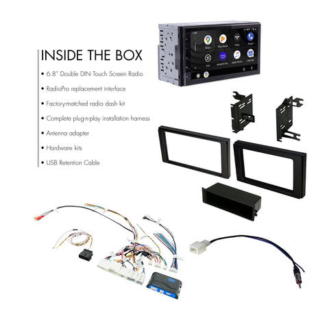 Toyota Tacoma (2016-2019) 6.8" Double DIN Touch Screen Radio Kit