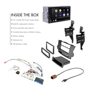 Toyota Highlander (2008-2012) 6.8" Double DIN Touch Screen Radio Kit