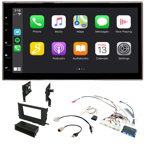 Toyota Highlander (2014-2018) 6.8" Double DIN Touch Screen Radio Kit