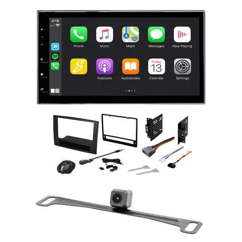 Dodge RAM Truck (2006-2008) 6.8” Double DIN Touch Screen Radio Kit with Reverse Backup Camera Kit