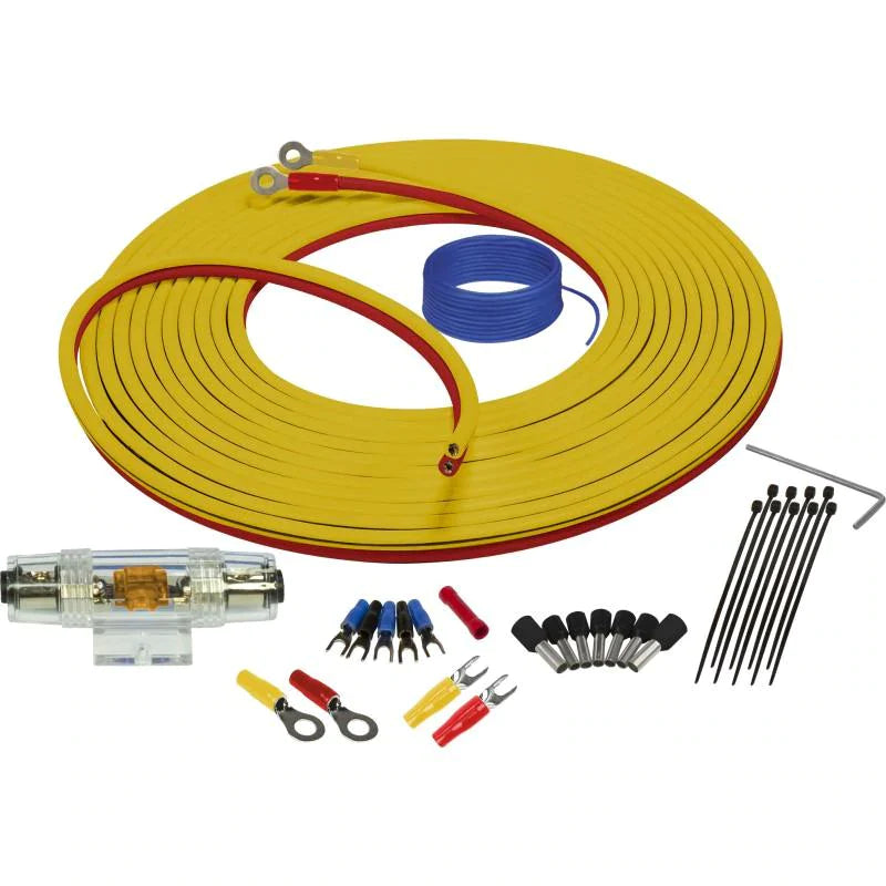 8GA Marine Compliant Wiring Kit With Dual Siamese Power/Ground Wire (7 Meter)
