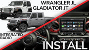 Jeep Wrangler JL (2018-2023) HEIGH10 10" Fully Integrated Radio Kit with HD Front Facing Camera and Dual Blind Spot Cameras Bundle