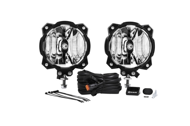 KC HiLiTES 6" Pro6 Gravity® LED Infinity Ring 2-Light System (SAE/ECE) 20W Driving Beam (Pair Pack System)