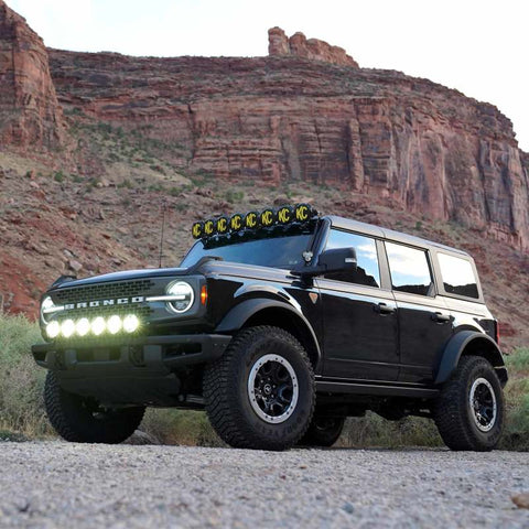 KC HiLiTES Ford Bronco (2021+) 39" Gravity LED Pro6 Light Bar Kit Front Bumper