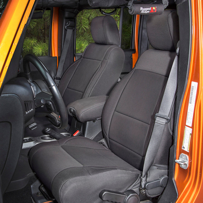 Jeep Wrangler JK 4-Door (2011-2018) Seat Cover Kit (Black)