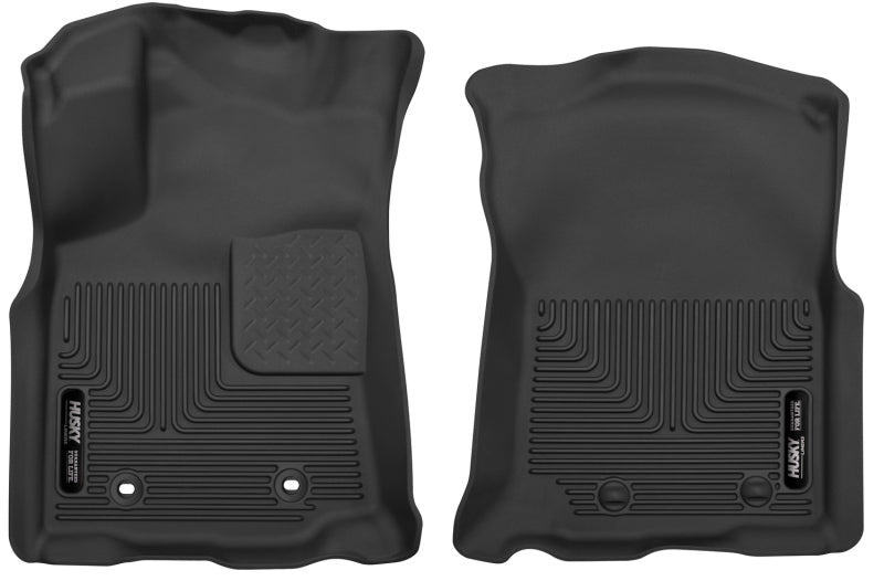 Toyota Tacoma Double Cab Pickup (2016-2017) Front Floor Liners (Black)