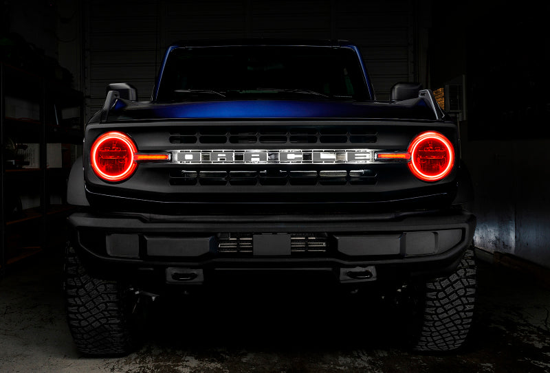 Ford Bronco (2021+) Headlight Halo Kit with DRL Bar | Base Headlights ColorSHIFT (2.0 Controller)
