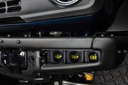 Ford Bronco (2021+) Triple LED Fog Light Kit for Steel Bumper | Yellow