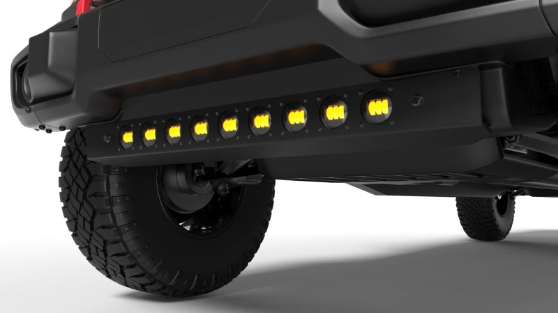 Jeep Wrangler JL (2018+)/Gladiator JT (2020+) Skid Plate with Integrated LED Emitters (Yellow)