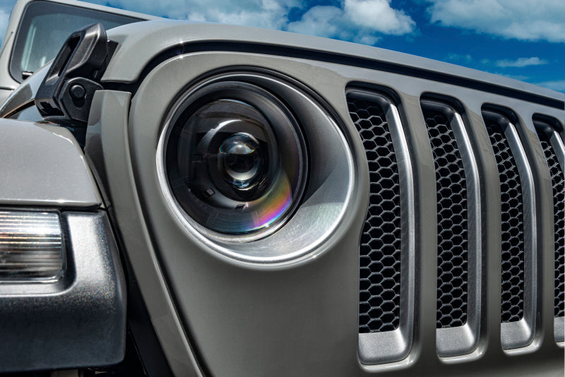 Jeep Wrangler JL/Gladiator JT Oculus Bi-LED Projector Headlights (Satin Silver)