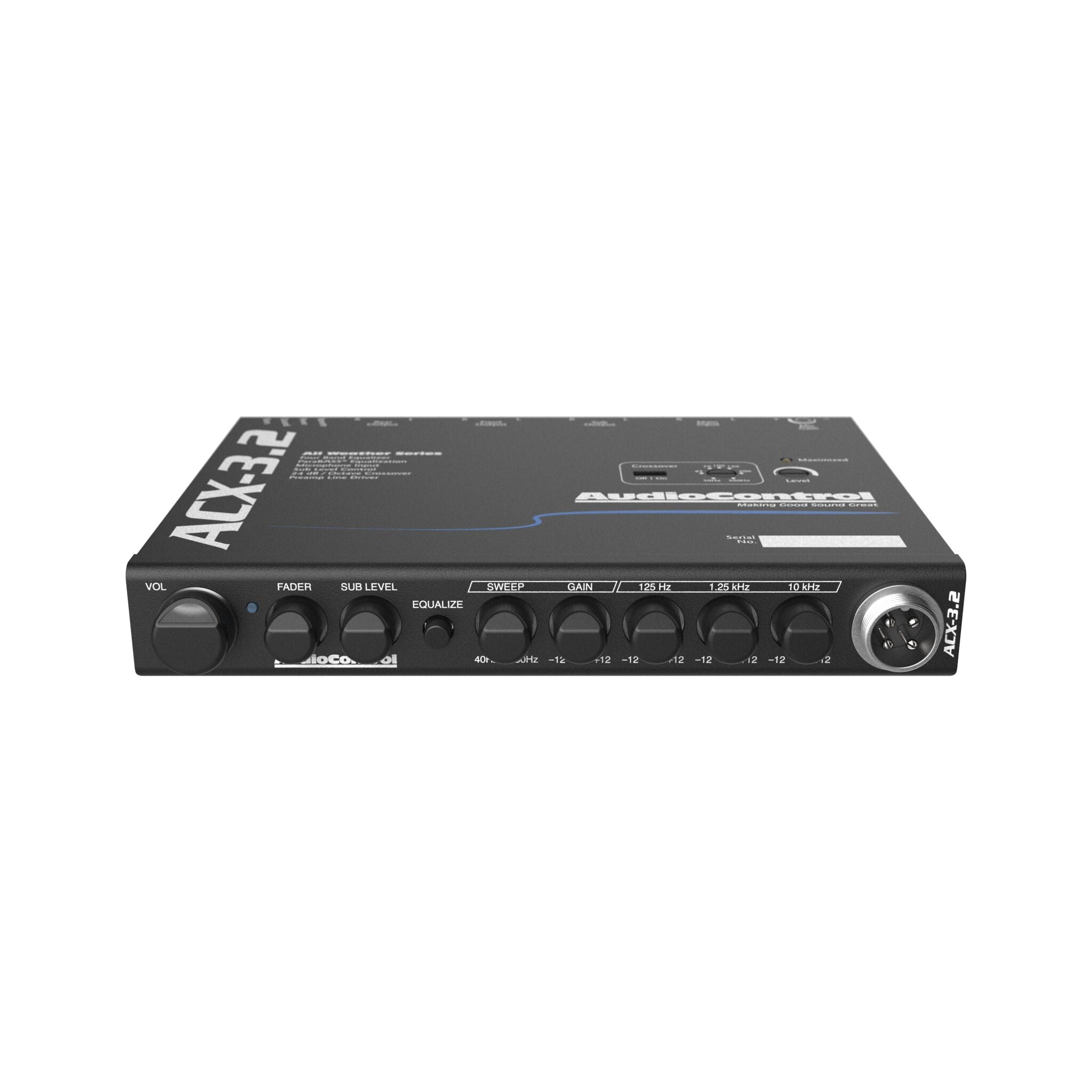 AudioControl ACX-3.2 All Weather Equalizer & Crossover with Paging Mic