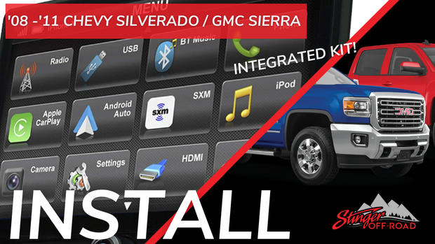 Chevy Silverado/GMC Sierra (2008-2011) HEIGH10 10” Radio Kit