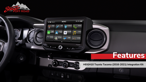Toyota Tacoma (2016-2021) HEIGH10 10" Radio Kit