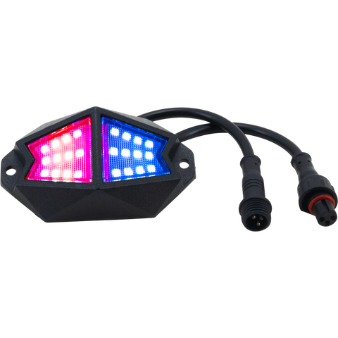 ENLIGHT10 4 Piece RGB Dynamic Rock Light Kit with Bluetooth Remote and On/Off Switch