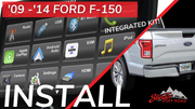 Ford F-150 (2009-2014) HEIGH10 10" Radio Kit