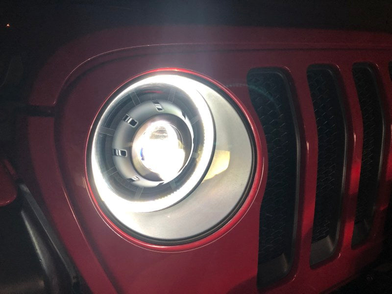 Jeep Wrangler JL (2018+)/Gladiator JT (2020+) Oculus Bi-LED Projector Headlights (Amber/White Switchback)