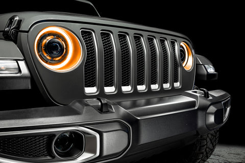 Jeep JL/Gladiator JT Oculus Bi-LED Projector Headlights | Amber/White Switchback