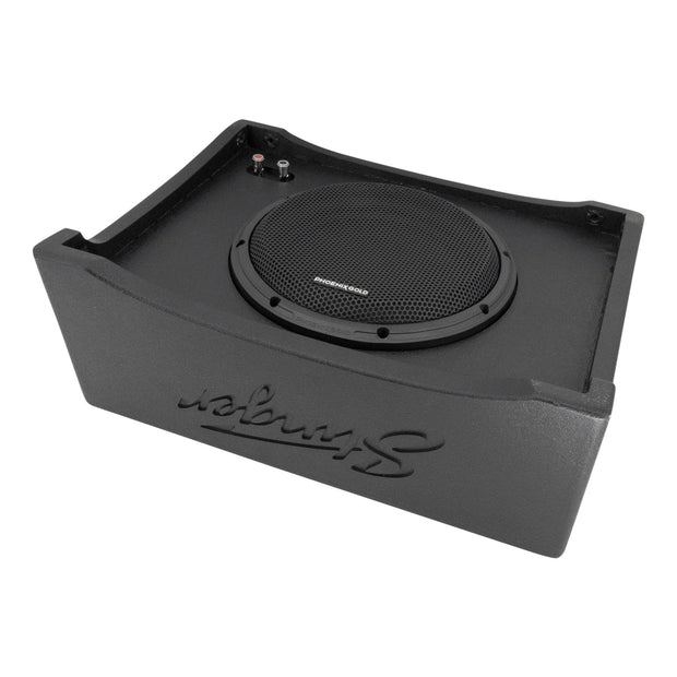 10" 400 Watt (RMS) Loaded Subwoofer Enclosure (400 Watts RMS/800 Watts Max) with Extension Port Bundle for Added Bass