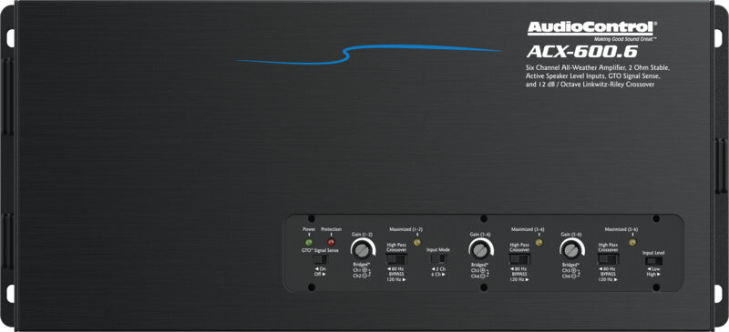 AudioControl ACX-600.6 6-Channel 600 Watt Monoblock All Weather Amplifier